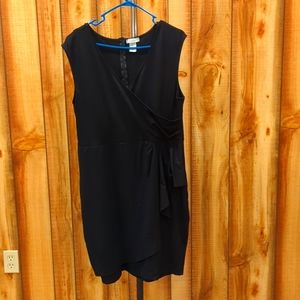 Modcloth Black Knit Surplice Neckline Dress Size 3XL